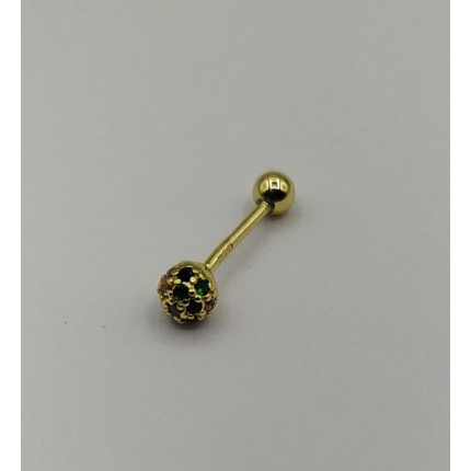 PIERCING PRATA DOURADA