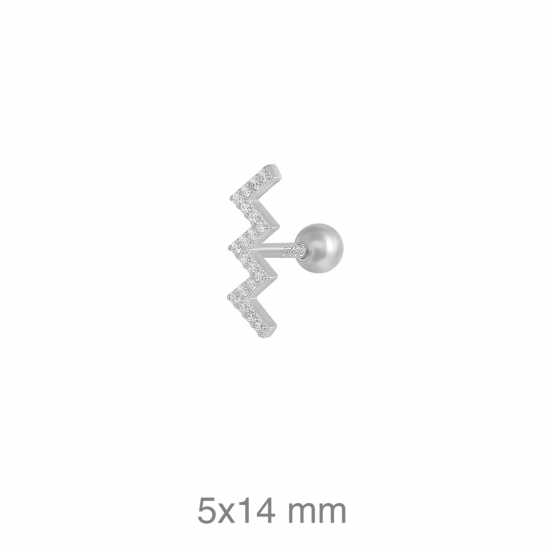 PIERCING PRATA RODEADA