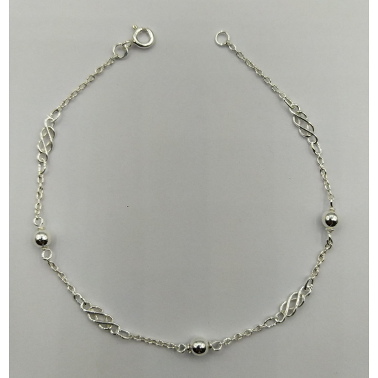 PULSEIRA PRATA RODEADA PULSEIRA PRATA RODEADA