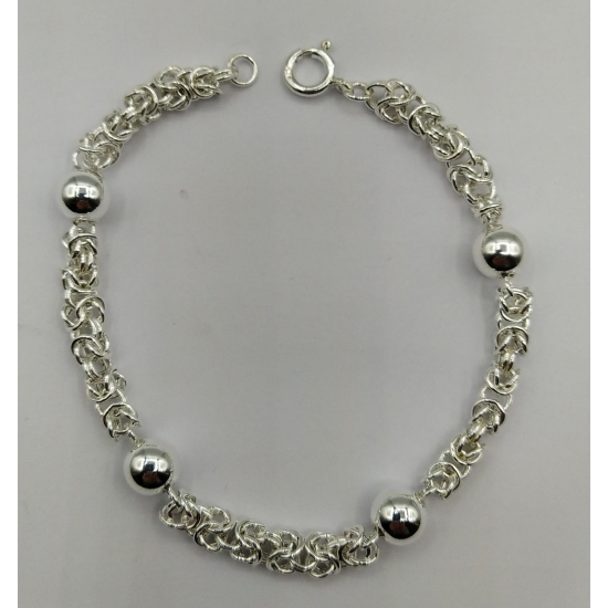 PULSEIRA PRATA RODEADA PULSEIRA PRATA RODEADA