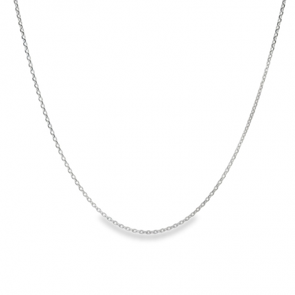 Colar Ouro Branco 9k Colar Ouro Branco 9k