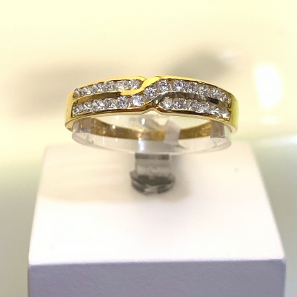 ANEL OURO AMARELO 19K