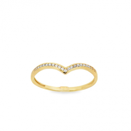 ANEL OURO AMARELO 19K
