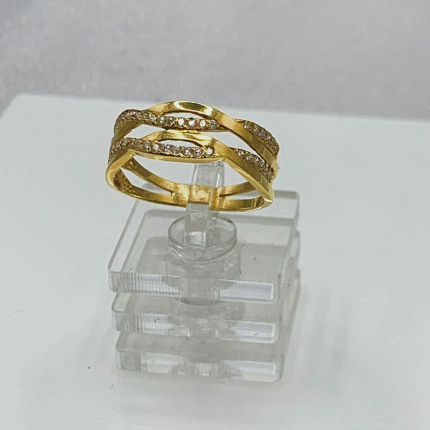 ANEL OURO AMARELO 19K
