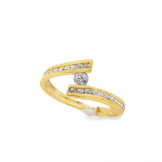 ANEL OURO AMARELO 19K