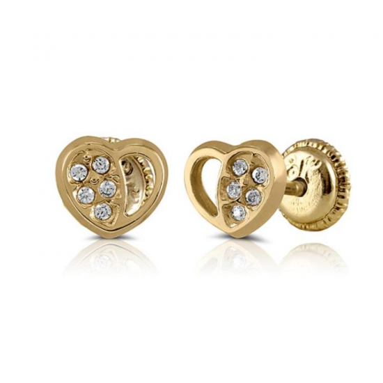 Brincos Ouro Amarelo 19k Criança Brincos Ouro Amarelo 19k Criança