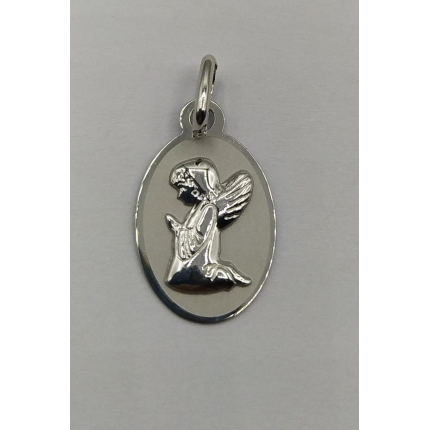 MEDALHA PRATA RODEADA