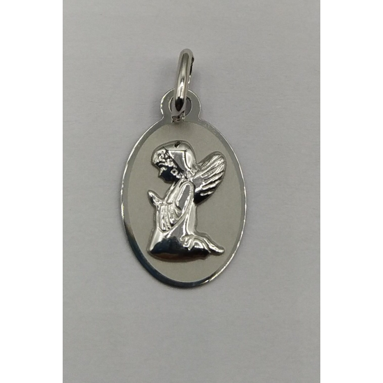 MEDALHA PRATA RODEADA