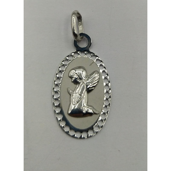 MEDALHA PRATA RODEADA