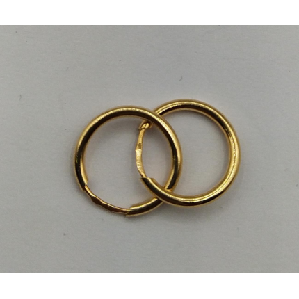 Argolas Ouro Amarelo 19k Argolas Ouro Amarelo 19k