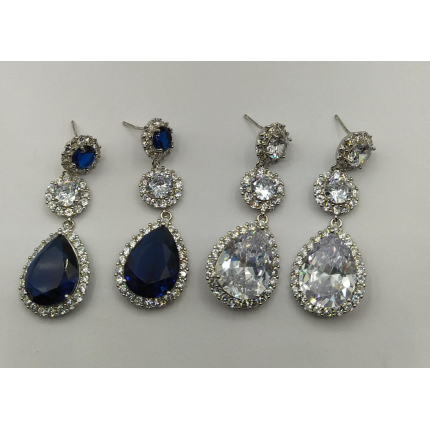 BRINCOS PRATA RODEADA