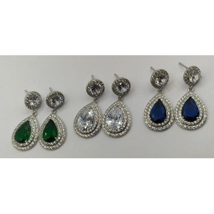 BRINCOS PRATA RODEADA OU DOURADA BRINCOS PRATA RODEADA OU DOURADA