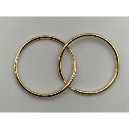 ARGOLAS OURO AMARELO 9K