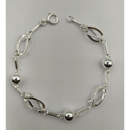 PULSEIRA PRATA RODEADA