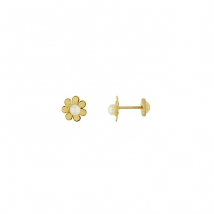 BRINCOS OURO AMARELO 19K CRIANÇA