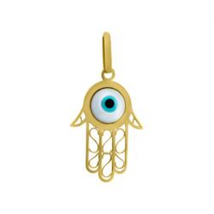 MEDALHA OURO AMARELO 19K