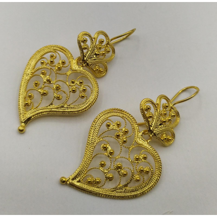 BRINCOS PRATA DOURADA