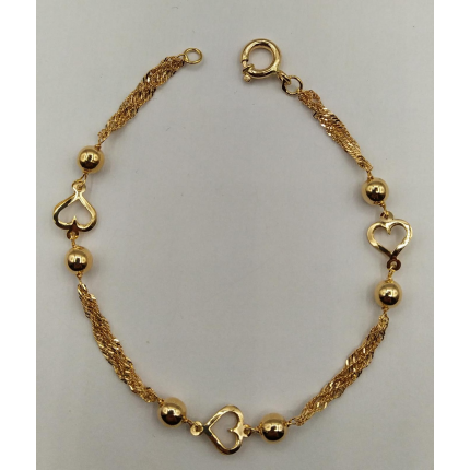 PULSEIRA OURO AMARELO 19K