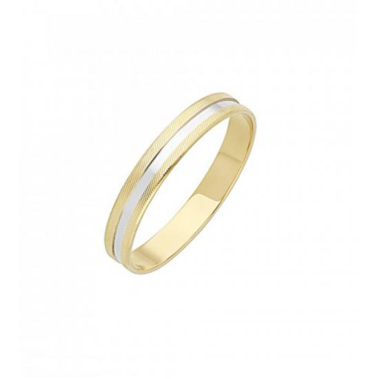 ALIANÇA BICOLOR OURO 19K ALIANÇA BICOLOR OURO 19K