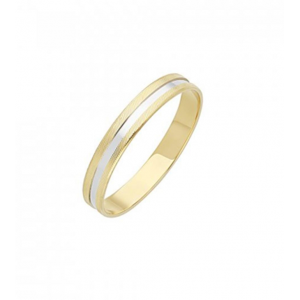 Aliança Bicolor Ouro 19k Aliança Bicolor Ouro 19k