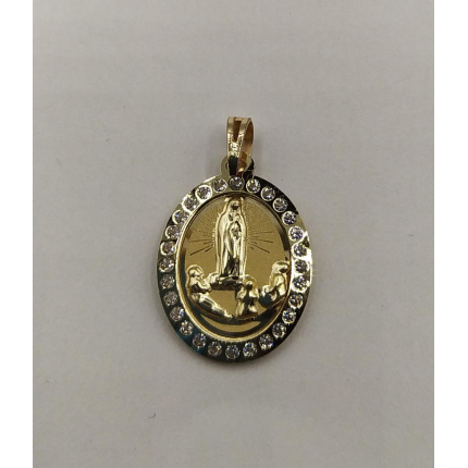 MEDALHA OURO AMARELO 9K