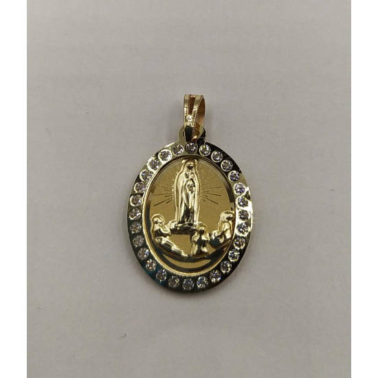 MEDALHA OURO AMARELO 9K
