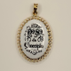 MEDALHA OURO AMARELO 19K