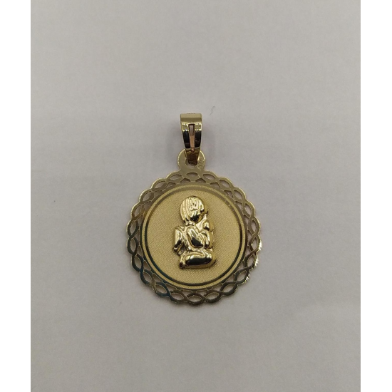 MEDALHA OURO AMARELO 9K