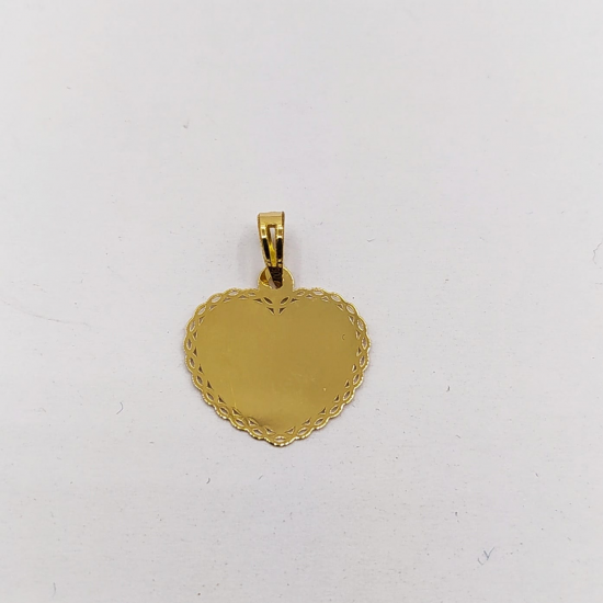 MEDALHA OURO AMARELO 19K