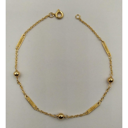 PULSEIRA OURO AMARELO 9K