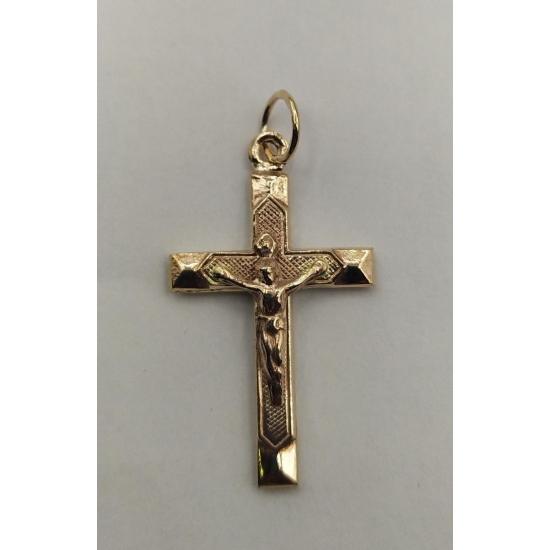 CRUCIFIXO OURO AMARELO 9K CRUCIFIXO OURO AMARELO 9K