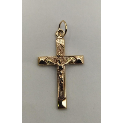 CRUCIFIXO OURO AMARELO 9K CRUCIFIXO OURO AMARELO 9K