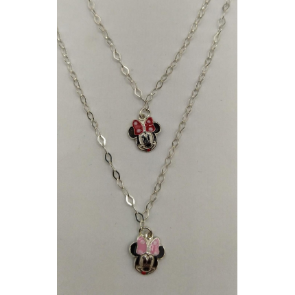 COLAR PRATA DISNEY