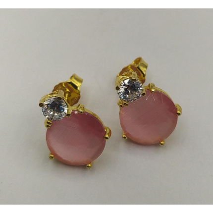 BRINCOS PRATA DOURADA