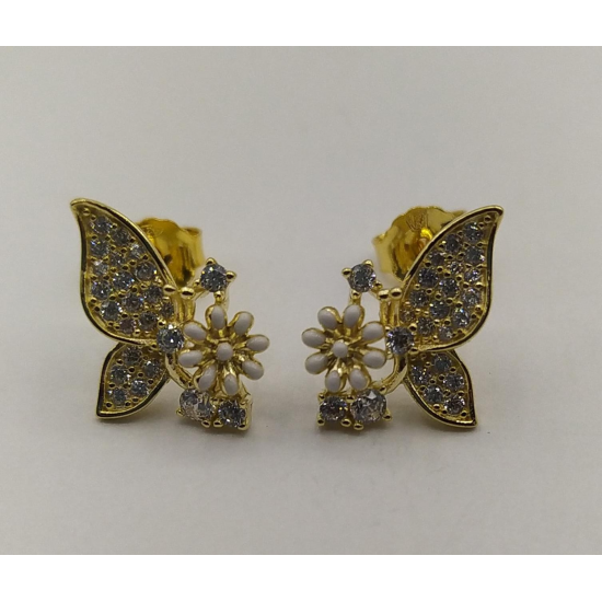 BRINCOS PRATA DOURADA