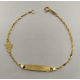 PULSEIRA OURO AMARELO 9K CRIANÇA