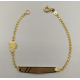 PULSEIRA OURO AMARELO 9K CRIANÇA