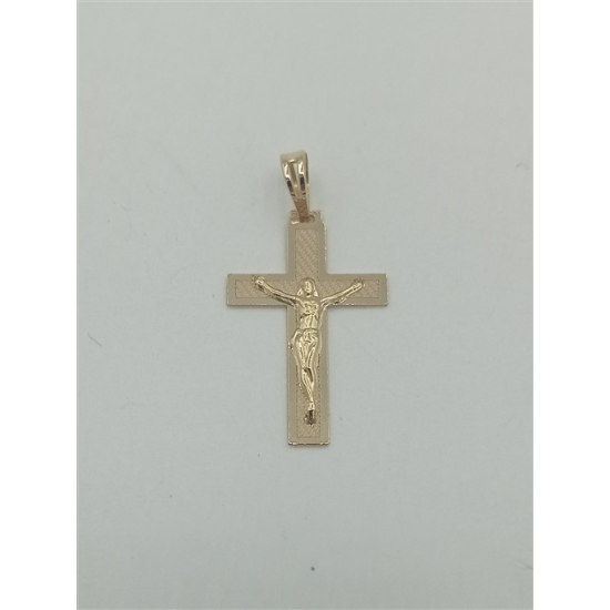 CRUCIFIXO OURO AMARELO 19K