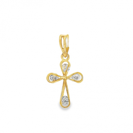CRUZ OURO AMARELO 19K