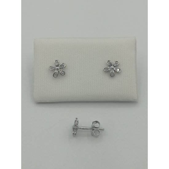 BRINCOS OURO BRANCO 19K BRINCOS OURO BRANCO 19K