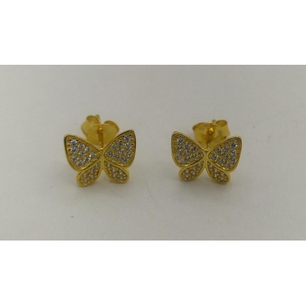 Brincos Prata  Dourada