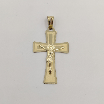 Crucifixo Ouro Amarelo 9k Crucifixo Ouro Amarelo 9k