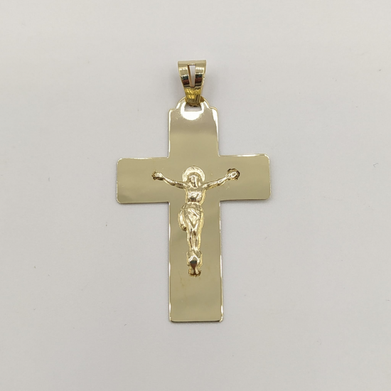 Crucifixo Ouro Amarelo 9k Crucifixo Ouro Amarelo 9k