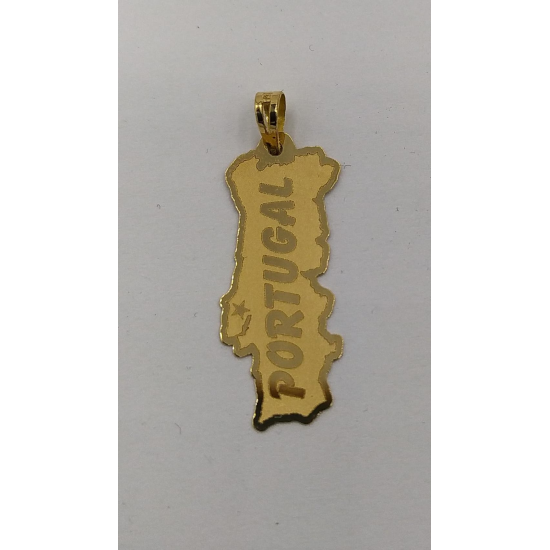 MEDALHA OURO AMARELO 19K