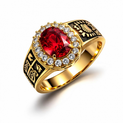 ANEL DE CURSO OURO 19K