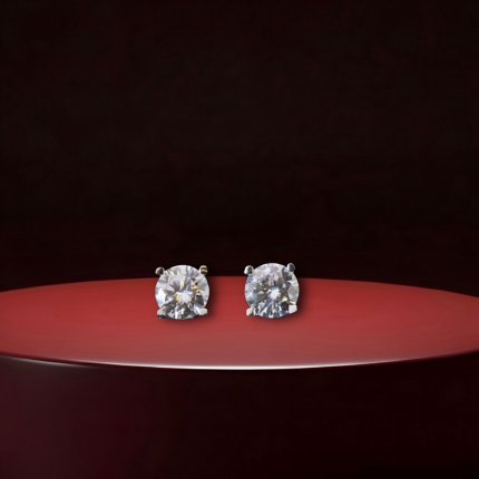 BRINCOS PRATA RODEADA