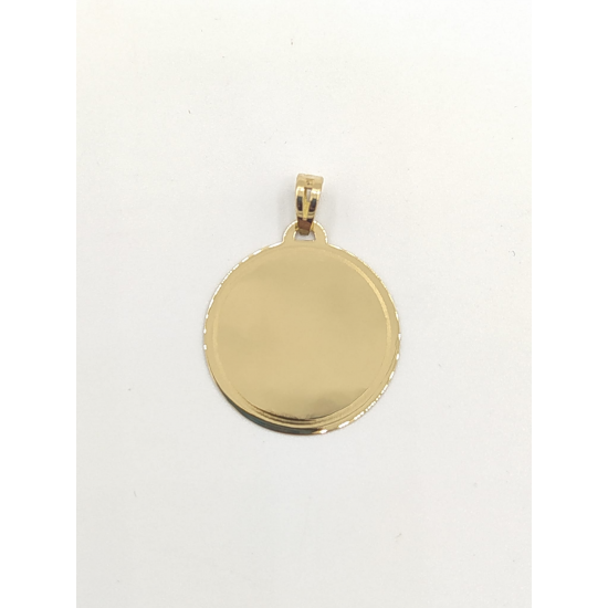MEDALHA OURO AMARELO 19K