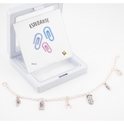 PULSEIRA PRATA RODEADA ''ESTUDANTE''