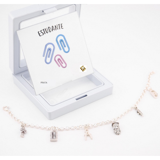 PULSEIRA PRATA RODEADA ''ESTUDANTE''