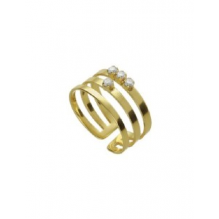 ANEL PRATA DOURADA VICTORIA CRUZ ´´BRISEIDA``